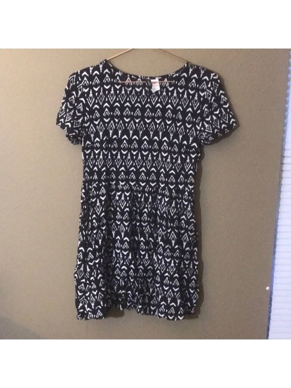 ‎Tribal print mini dress